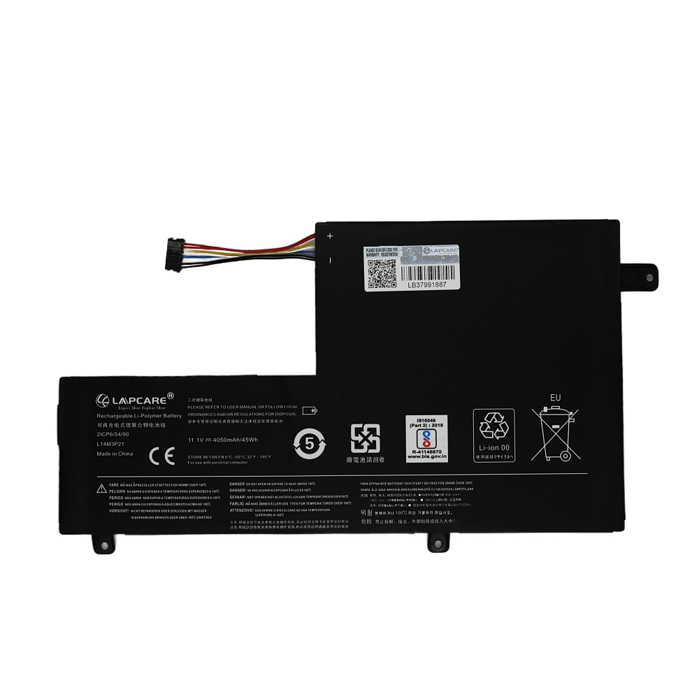 Lapcare Laptop Battery Compatible For Lenovo U41 L14M3P21 view 2